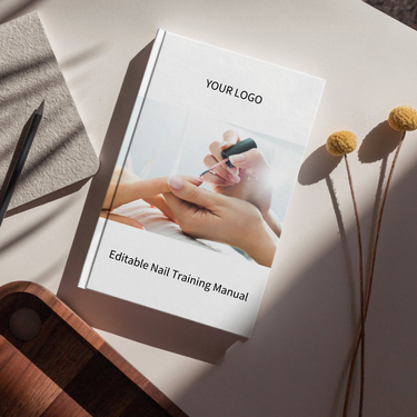 Digital Download Editable Training Manual For An Aspiring Nail Technician